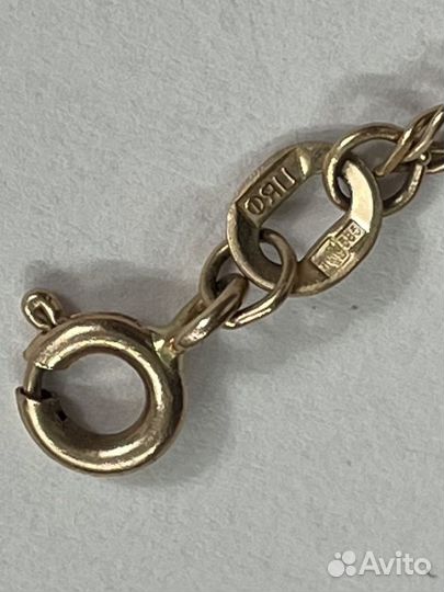 Золотой браслет 585пр 18см 1,6гр