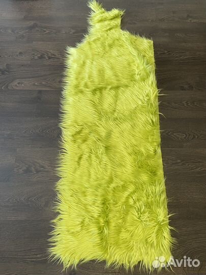 Мех зеленая лама 50-130 см