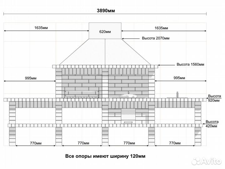 Мангальный комплекс Барбекю