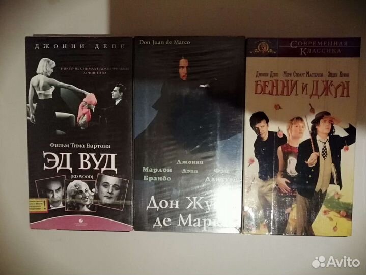 Лицензия,кассетные фильмы с Джонни Деппом
