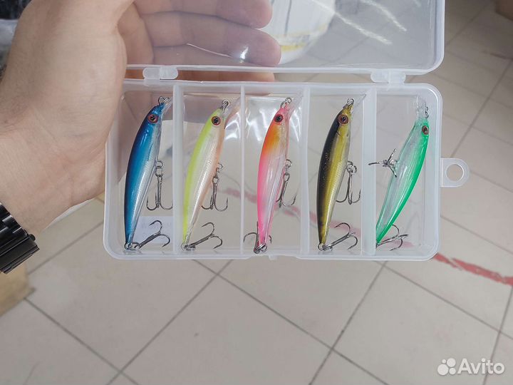 Набор воблеров5 штук
