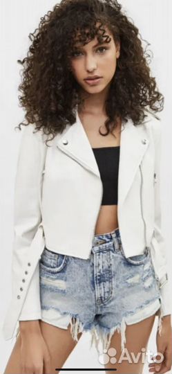 Куртка кожаная bershka