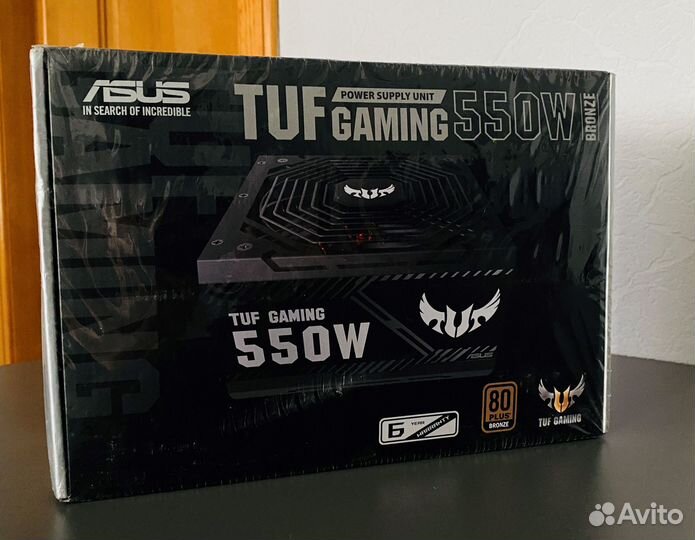 Новый запечатанный блок питания asus 550W