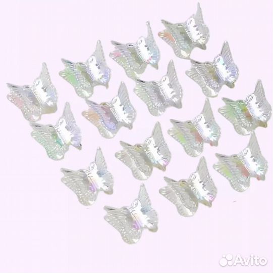 Заколки бабочки 15 шт