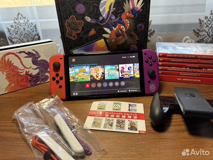 Nintendo switch oled с играми