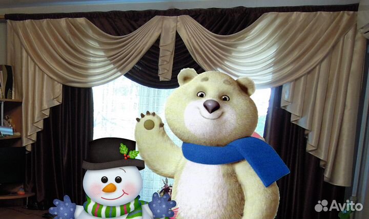 Ламбрикет со шторами