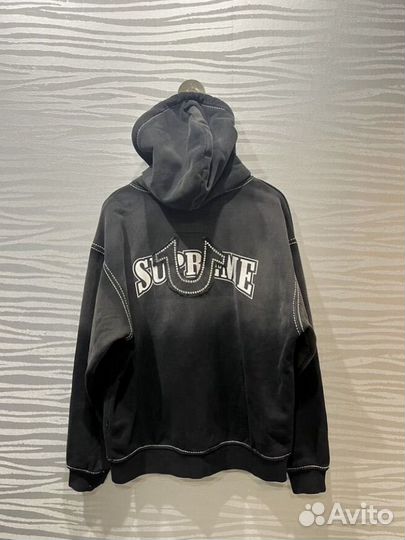 True religion x supreme zip hoodie
