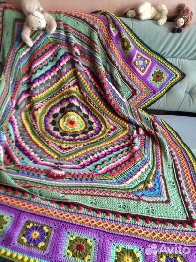 Плед ручной работы