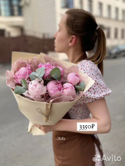 Пионы цветы купить букет из пионов доставка казань