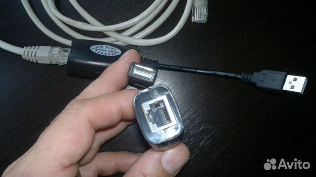 Адаптер -удлинитель USB RJ45