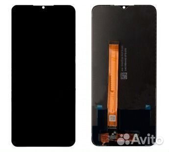 Дисплей для Realme C25s в сборе с тачскрином Черны
