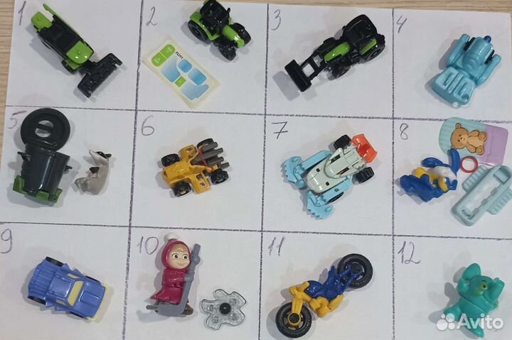 Игрушки из киндера