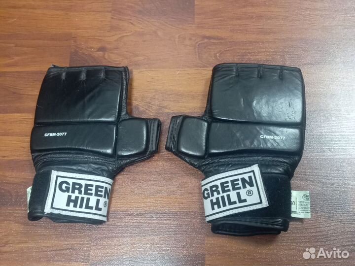 Перчатки для мма green hill