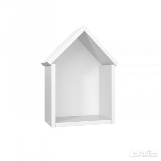 Полка настенная для игрушек Домик пн-8/1