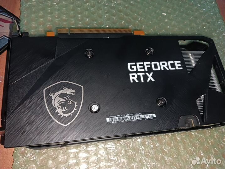 Видеокарта geforce rtx 3050 ventus 2x 8g