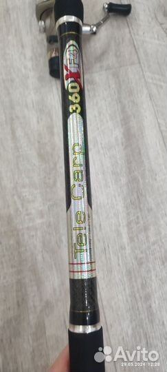 Карповое карбоновое удилище в сборе