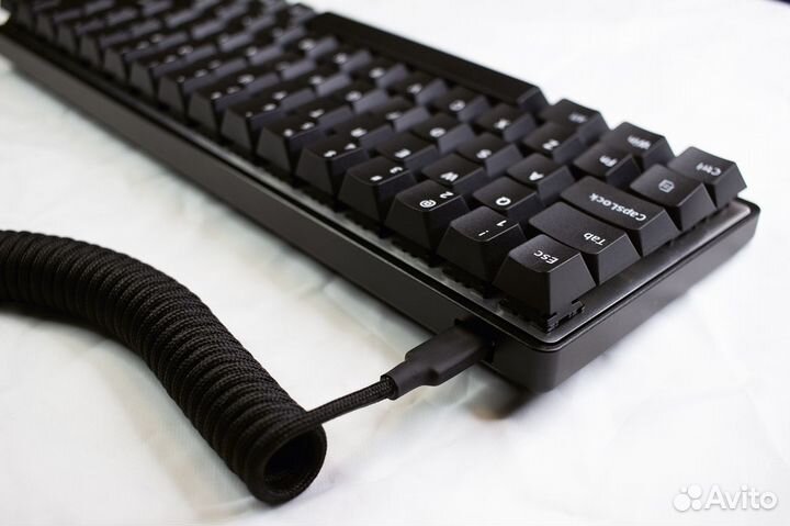 Бесшумная механика на CherryMX Silent Red + кабель