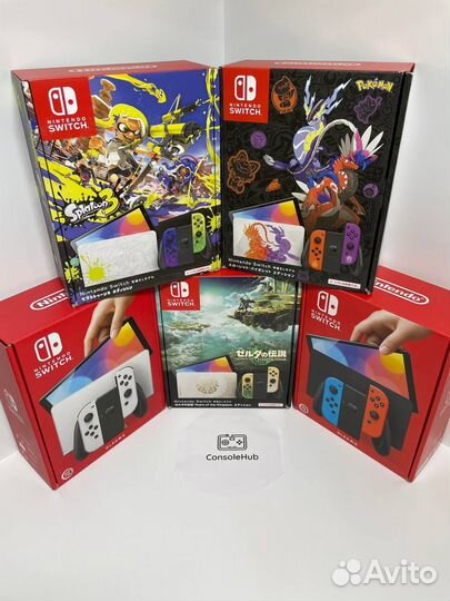 Nintendo switch oled с играми