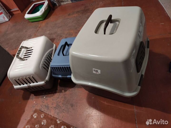 Переноски для кошек новые и туалет