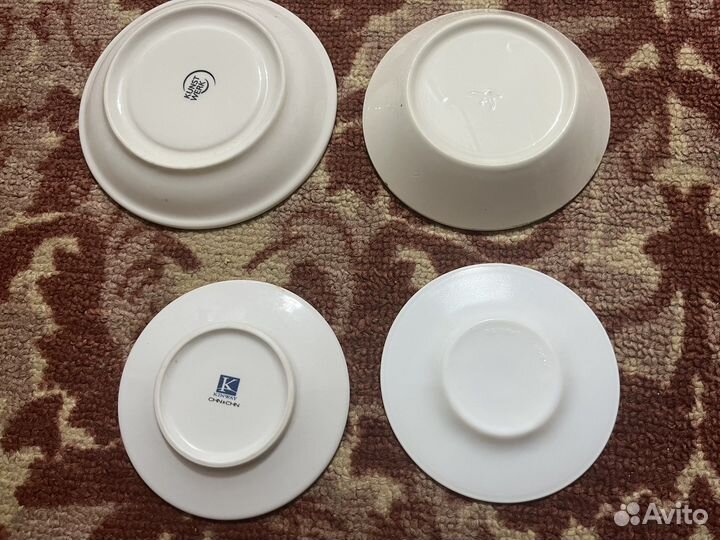 Чайные блюдца наьорами по 6шт