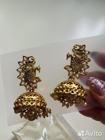 Серьги индийские
