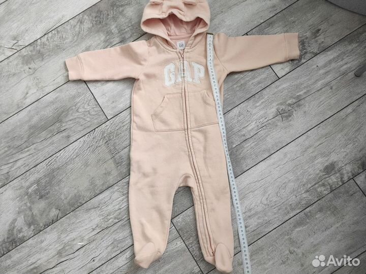 Комбинезон с капюшоном Baby Gap, утеплённый, 74-80