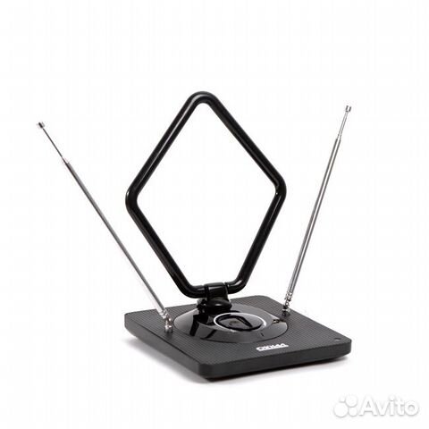 Антенна комнатная DVB-T2/ дмв+мв/ FM активная сигн
