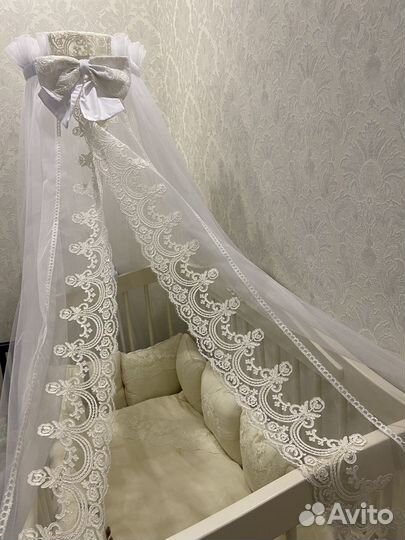 Балдахин с держателем в кроватку