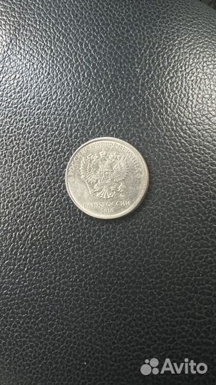 Монета брак 2 рубля 2016 года