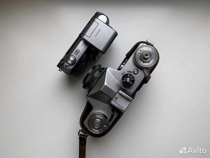 Плёночный фотоаппарат 1977 Зенит-Е Индустар-50-2