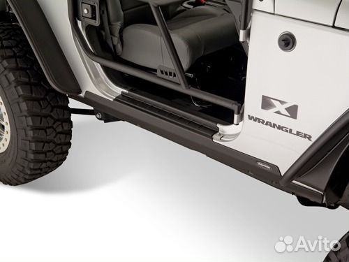 Накладки на пороги Jeep Wrangler JK 2007-2017 2D