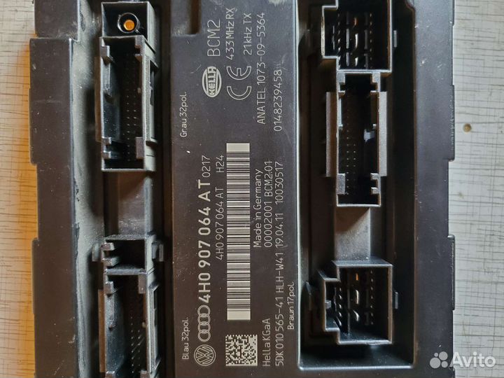 Блок комфорта Audi A6 C7 4H0 907 064AT