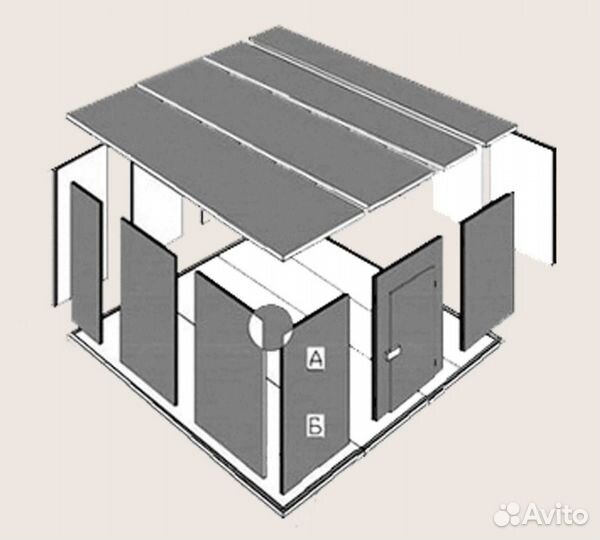 Холодильная камера 20.98 м3 ппу120 Вналичии