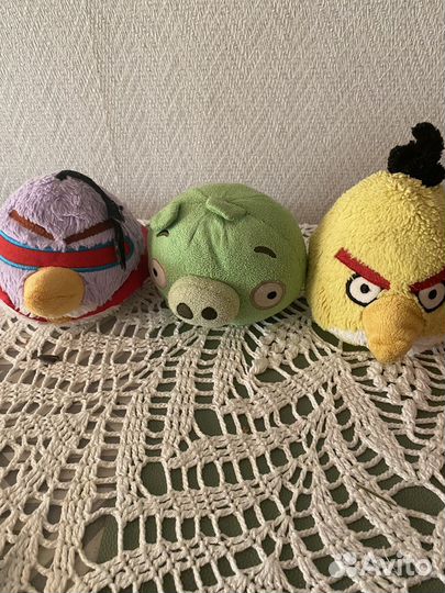 Мягкие игрушки Angry birds