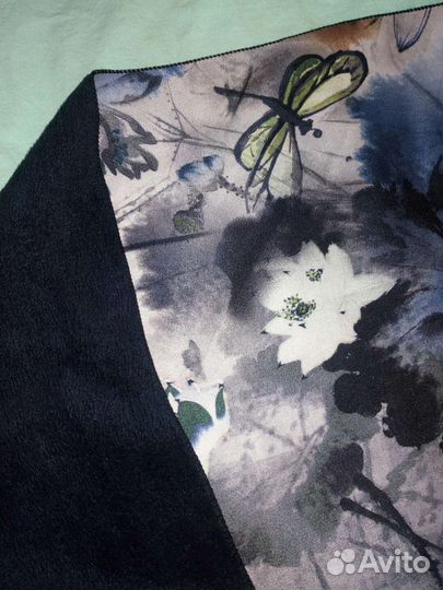 Косынка на флисе и перчатки