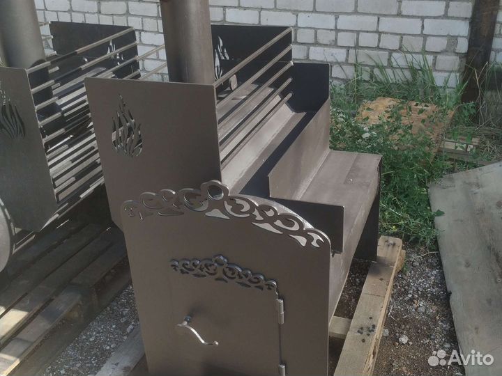 Банная печь на 3 помещения