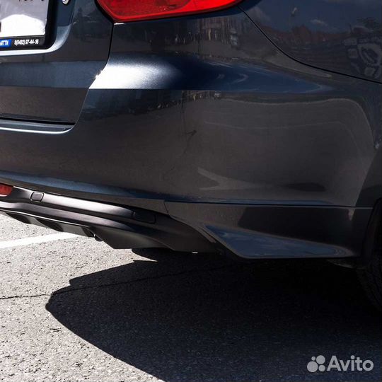 Юбка заднего бампера для Лада Гранта Лифтбек