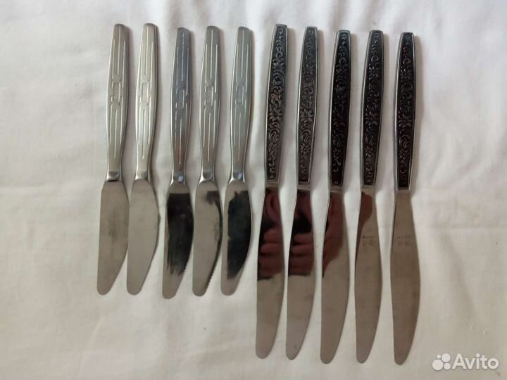 Ножи, вилки, ложки, полочки (нерж. времен СССР)