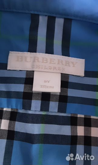 Рубашка для мальчика Burberry. Оригинал. (8л)