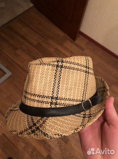 Соломенная шляпа мужская