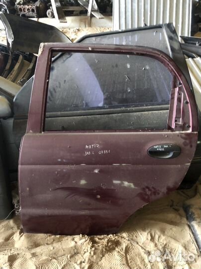 Дверь daewoo matiz задняя