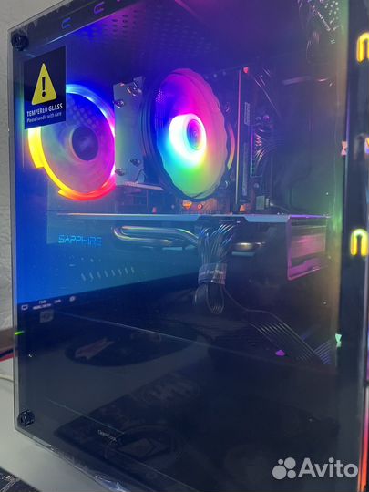 Игровой компьютер 10ядер 20 потоков RX570 8gb
