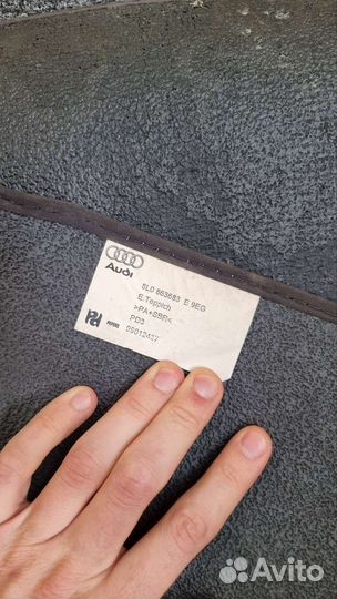 Коврики заднего ряда Audi a3 8l