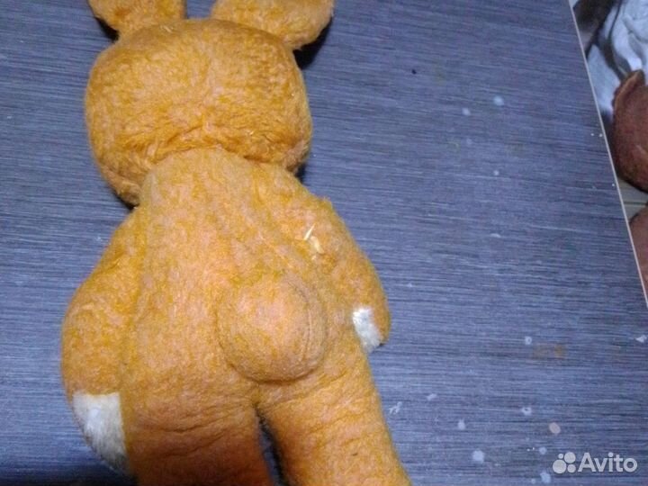 Мягкие игрушки заяц, медведь и обезьяна