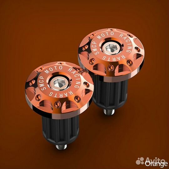 Заглушка руля CNC, 2шт (отв. руля 16.7мм - 17.2мм)