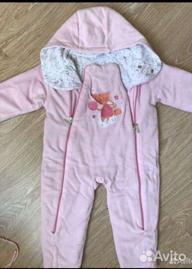 Комбинезон велюровый