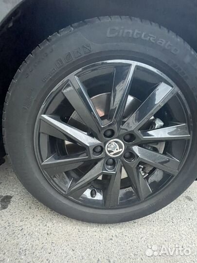 Литые диски vag с резиной 195/ 55 r16 pirelli