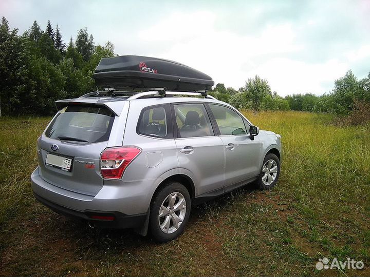 Автобокс на крышу Ветлан 450 л на LADA (ваз) Kalin