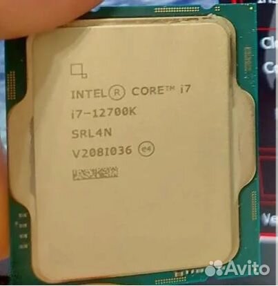 Intel core i7 12700k купить в Красногорске | Электроника | Авито