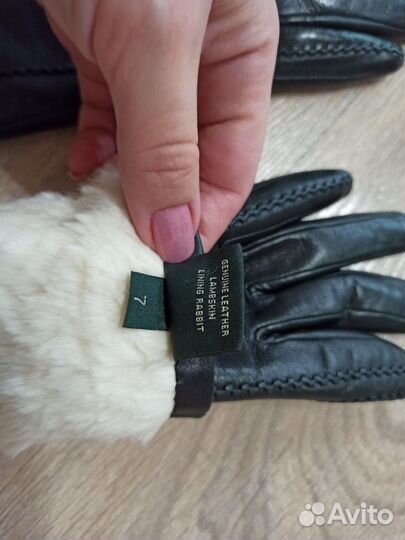 Перчатки женские утеплённые, размер 7